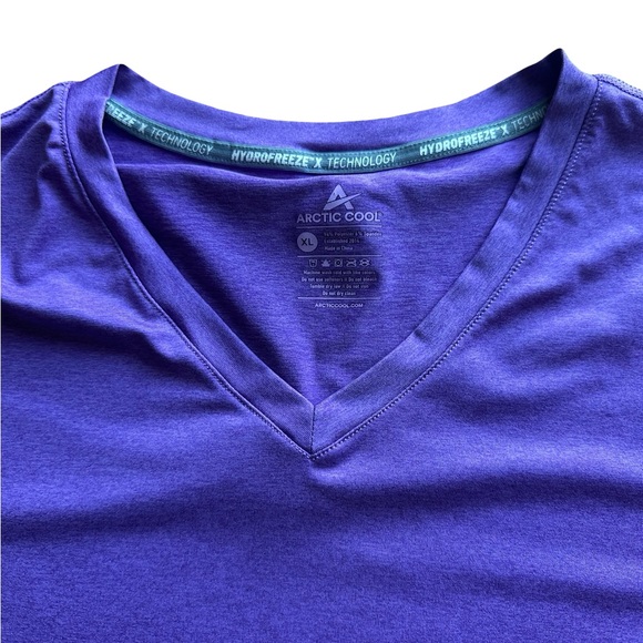Arctic Cool XL purple Long Sleeve Women's Top - Picture 4 of 4